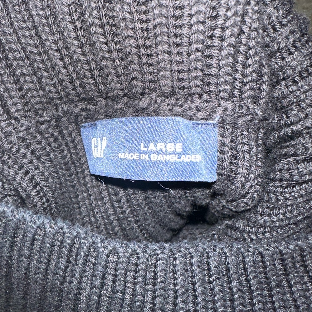 GAP Oversized Split-hem Mockneck Sweater - Picture 4 of 4